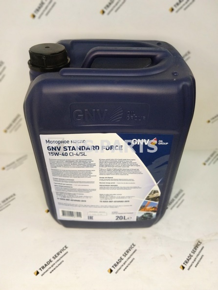 Моторное масло GNV Standard Force 15W-40 CI-4/SL (кан. 20 л) GSF1011552014511540020